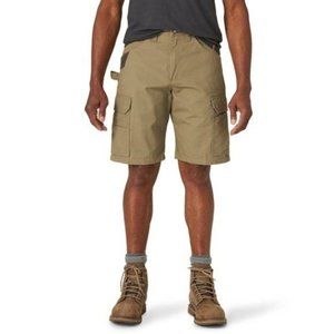 Wrangler Workwear Mens Size 44 Relaxed Fit Ranger Shorts Cargo Pockets Carpenter